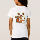 T-Shirt Entretien au corgi de bande dessinée de queue (Dos)