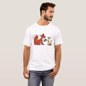 T-shirt Entretien de Fox et de belette (Devant entier)