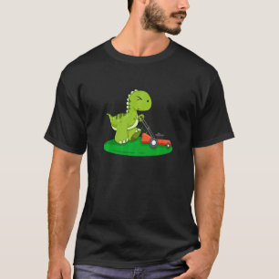 T-shirt Entretien de la pelouse Dinosaur Paysage Gardener