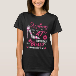 T-shirt Entrez dans mon 47ème anniversaire comme un patron