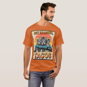 T-shirt ENTREZ EN LOSER, NOUS OBTENONS DES TACOS, DES chat (Devant entier)