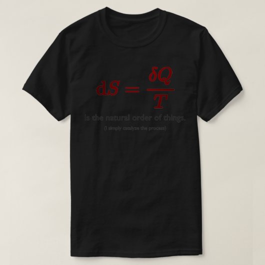 T-shirt Entropie 1 (Design devant)