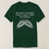 T-shirt Entropy Thermodynamique Physique Enseignant Scienc (Design devant)