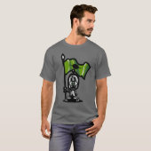 T-shirt Envahisseur 2007 de l'espace (Devant entier)
