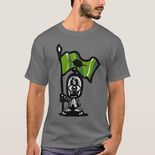 T-shirt Envahisseur 2007 de l'espace (Devant)