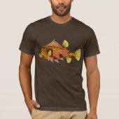T-shirt enveloppé de poisson (Devant)