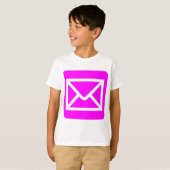 T-shirt Enveloppe - Magenta (Devant entier)