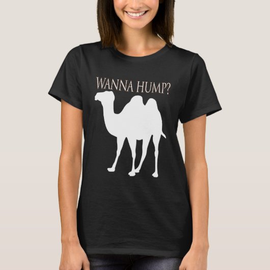 T-shirt Envie de baiser un chameau (Devant)