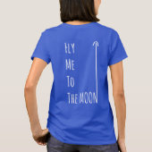 T-shirt Envolez-Moi Vers La Lune - La Gluten Nerd Veste (Dos)
