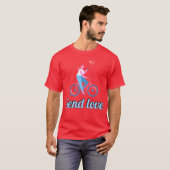 T-shirt Envoyer amour fille (Devant entier)