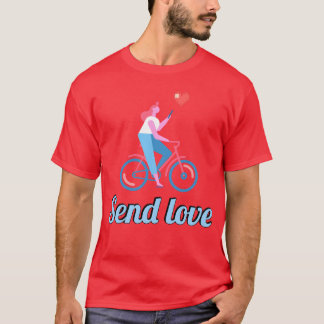 T-shirt Envoyer amour fille
