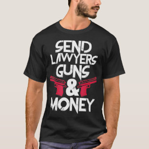 T-shirt Envoyer Avocats Armes Argent Drôle Avocat Avocat A
