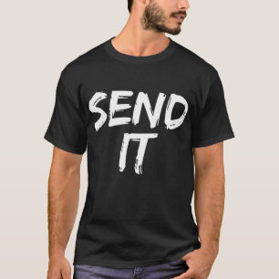 T-shirt Envoyer Le Snowmobile Dirt Vélo Ventilateur Cadeau