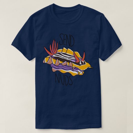 T-shirt Envoyer Nuds Nudibranch Sea Slug (Design devant)