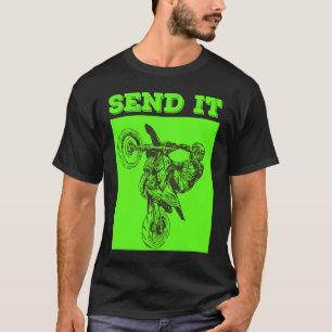 T-shirt Envoyez-le Dirt Bike Motocross MX Vintage Biker Gi