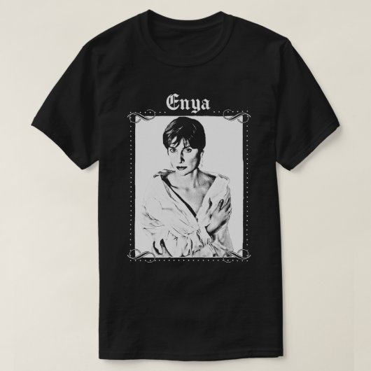T-shirt Enya Retro Design esthétique (Design devant)