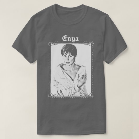 T-shirt Enya Retro Design esthétique (Design devant)
