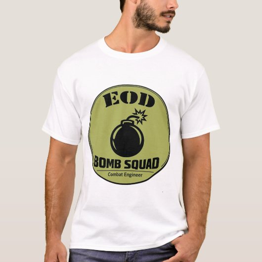 T-shirt EOD Bomb Squad Combat Engineer Tee (Devant)