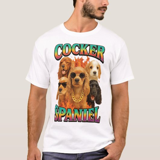 T-shirt Épagneul Cocker (Devant)