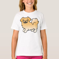 Épagneul tibétain faon Chien de dessin animé migno