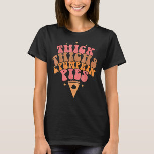 T-shirt Épais Cuisses Et Citrouilles Pies Automne Saison M