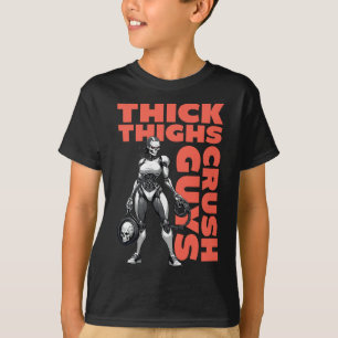 T-shirt Épais cuisses Les Gars Broyeurs Poids Bodybuilding