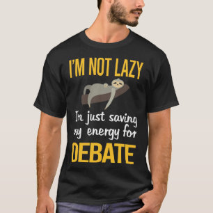 T-shirt Épargner le débat sur l'énergie