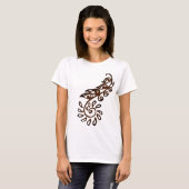 T-shirt épaule 2 de henné (Devant entier)