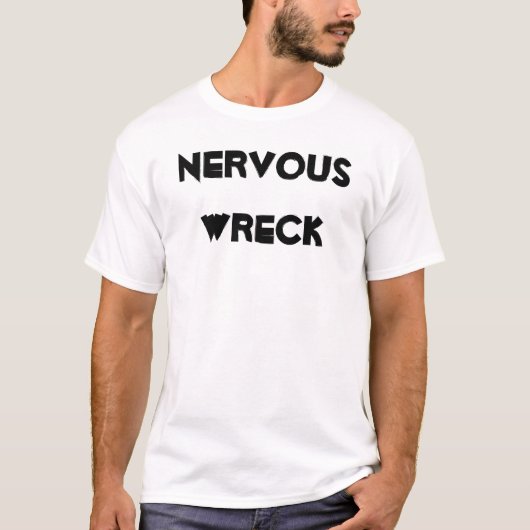 T-shirt Épave nerveuse (Devant)