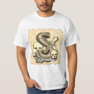 T-shirt Épée Crâne de Cobra Royal