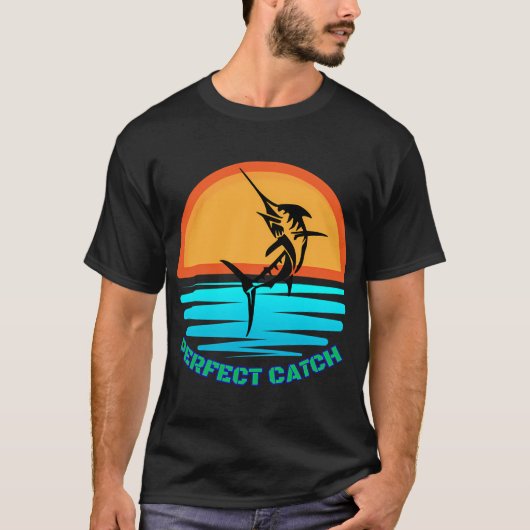 T-shirt Épée de pêche de base espadon design (Devant)