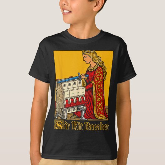 T-shirt Épée de Sir Kit Breaker (Devant)