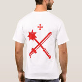 T-shirt Épée de Templar de chevaliers et chemise de macis (Dos)
