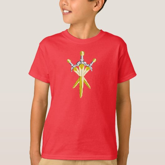 T-shirt Épée Dragon d'Or (Devant)