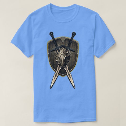 T-shirt épée et bouclier vikings (Design devant)