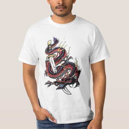 T-shirt Épée et dragon (Devant)