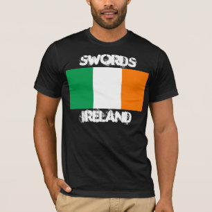 T-shirt Epée, Irlande avec drapeau irlandais