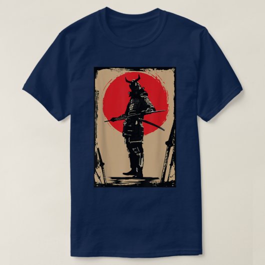 T-shirt Épée japonaise Samouraï Bushido Miyamoto Musash (Design devant)