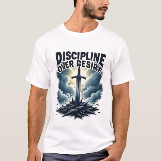 T-shirt Epée & Tempête Tee - "Discipline sur le désir" War (Devant)