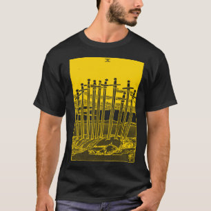 T-shirt ÉPÉE vintage CARTE TAROT DIX