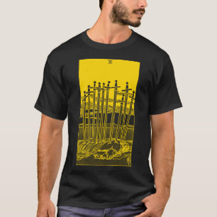 T-shirt ÉPÉE vintage CARTE TAROT DIX
