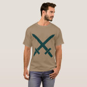 T-shirt Épées croisées (Devant entier)