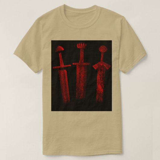 T-shirt Épées viking 2 (Design devant)