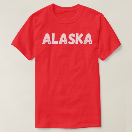 T-shirt Épelle simple en Alaska (Design devant)