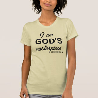 T-shirt Éphésiens 2:10 Je suis le chef-d'oeuvre de Dieu ve