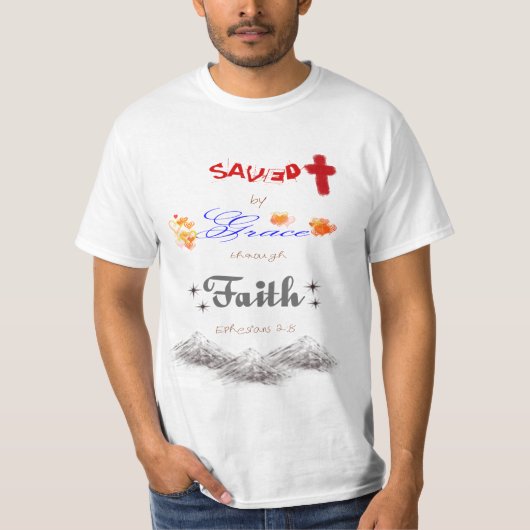 T-shirt Éphésiens 2:8 (Devant)