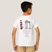 T-shirt Éphésiens 6:1,2 (Dos entier)