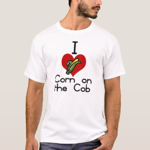 T-shirt Épi de maïs du l'amour-coeur I