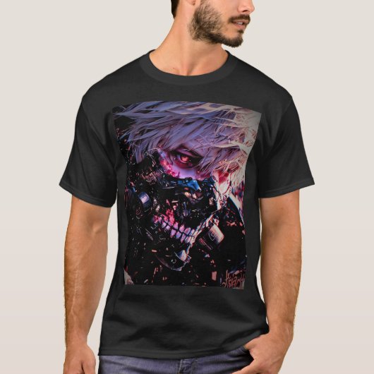 T-shirt "Epic Anime Art : Signature Print Tee" (Devant)