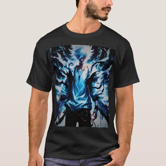 T-shirt "Epic Anime Art : Signature Print Tee" (Devant)
